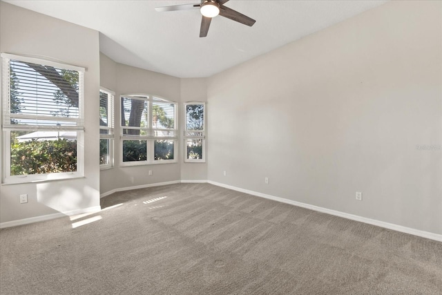 14841 Faversham Cir, Orlando, FL 32826 - carpeted empty room with a ceiling fan and baseboards