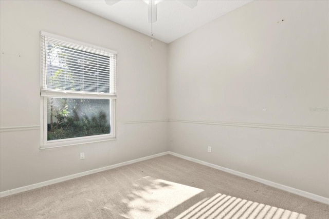 14841 Faversham Cir, Orlando, FL 32826 - carpeted spare room with ceiling fan and baseboards