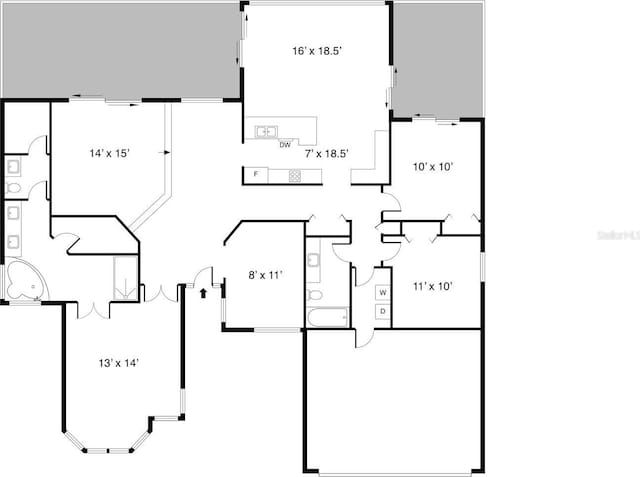 14841 Faversham Cir, Orlando, FL 32826 - home floor plan