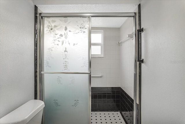 4043 Topsail Trl, New Port Richey, FL 34652 - bathroom with a stall shower and toilet