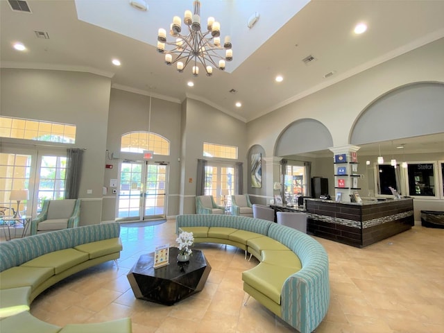 common area featuring visible vents