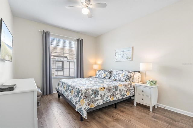 4024 Breakview Dr Unit 40604, Orlando, FL 32819 - bedroom with hardwood / wood-style floors and ceiling fan