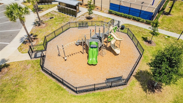 exterior space with fence and playground community