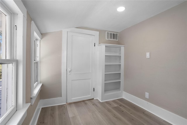 closet with visible vents
