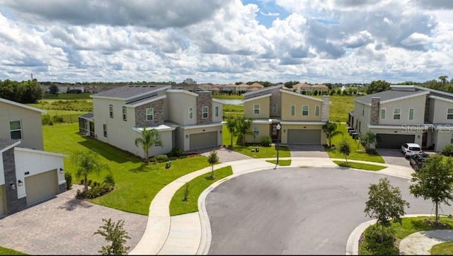bird's eye view featuring a residential view