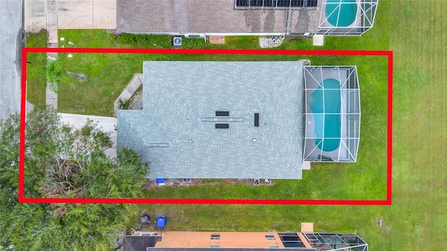 4347 Creekside Blvd, Kissimmee, FL 34746 - view of subject property with property boundaries highlighted and a pool area