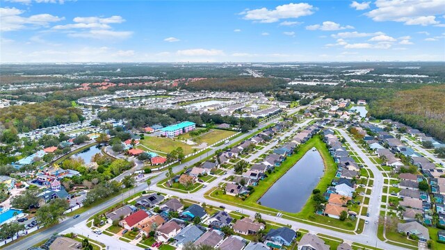 4347 Creekside Blvd, Kissimmee, FL 34746 - aerial view of property's location featuring a nearby body of water and nearby suburban area