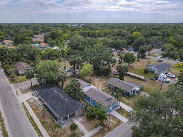 1403 W 13th Pl, Sanford, FL 32771 - birds eye view of property with a forest view
