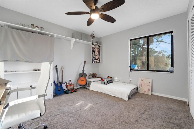 516 Fort Smith Blvd, Deltona, FL 32738 - carpeted bedroom with ceiling fan and baseboards