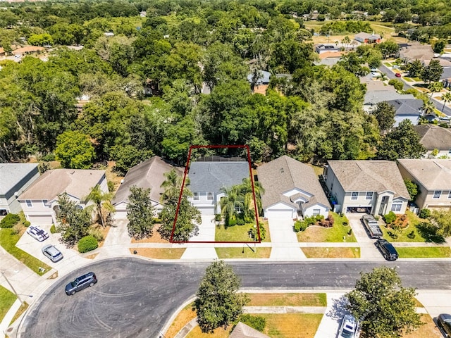 4027 Lakeside Reserve Ct, Orlando, FL 32810 - drone / aerial view with a residential view