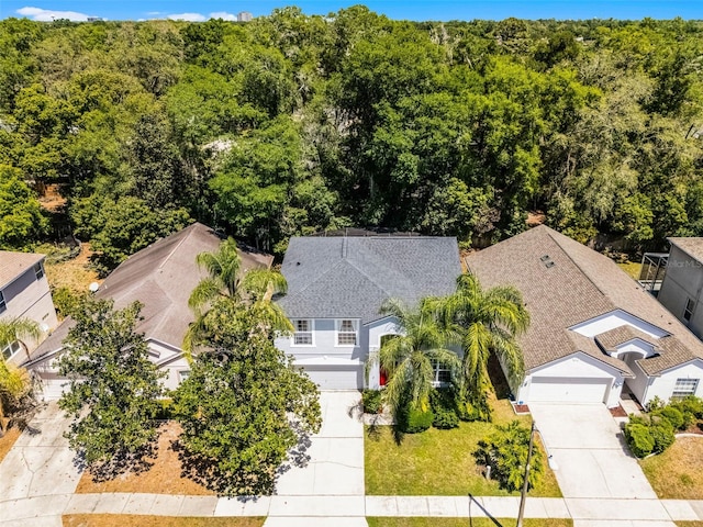 4027 Lakeside Reserve Ct, Orlando, FL 32810 - bird's eye view featuring a view of trees