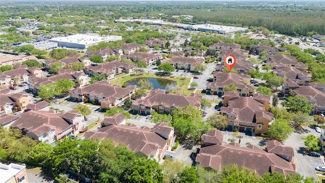 bird's eye view featuring a residential view