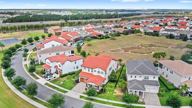 drone / aerial view featuring a residential view