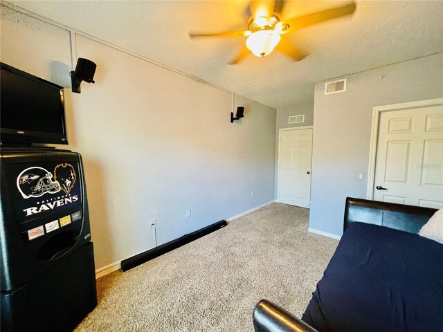20310 Estero Gardens Cir Unit 203, Estero, FL 33928 - unfurnished bedroom featuring carpet flooring, baseboards, and a ceiling fan