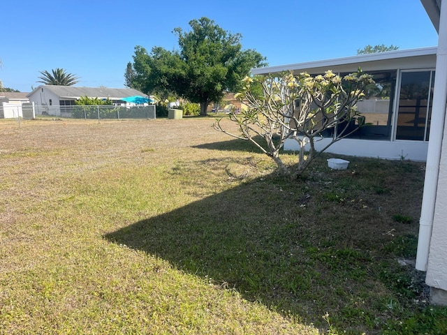 5052 Trekell St, North Port, FL 34287 - view of yard with fence
