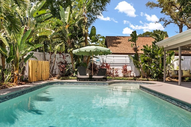 2105 Fosgate Dr, Winter Park, FL 32789 - view of pool with a fenced in pool and a fenced backyard