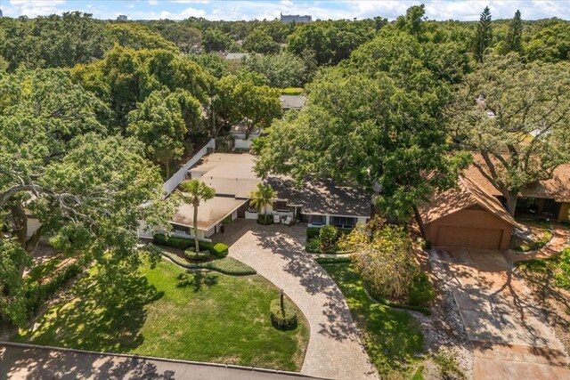 2105 Fosgate Dr, Winter Park, FL 32789 - aerial view featuring a forest view