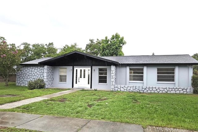 2202 Whitney Pl, Valrico, FL 33594 - ranch-style house with a front lawn