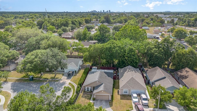 bird's eye view featuring a residential view