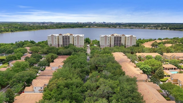 6336 Buford St Unit 307, Orlando, FL 32835 - birds eye view of property featuring a water view