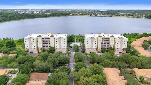 6336 Buford St Unit 307, Orlando, FL 32835 - bird's eye view with a water view