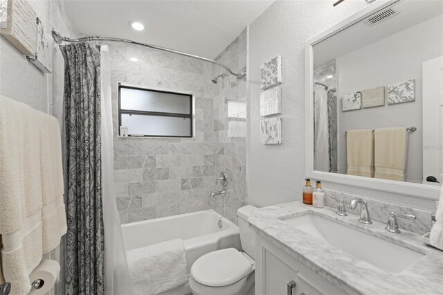 195 E Faith Ter, Maitland, FL 32751 - full bathroom featuring toilet, visible vents, shower / bath combo, and vanity