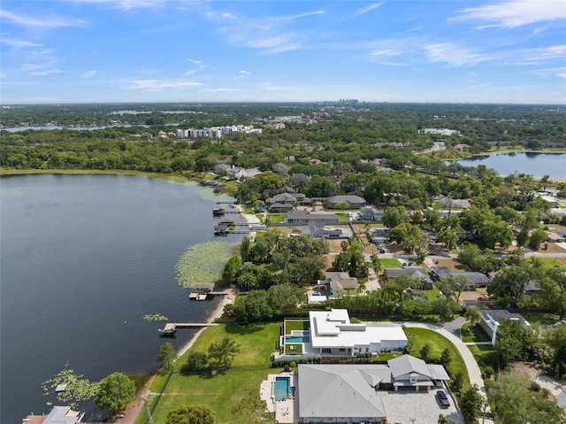 195 E Faith Ter, Maitland, FL 32751 - birds eye view of property featuring a water view and a residential view