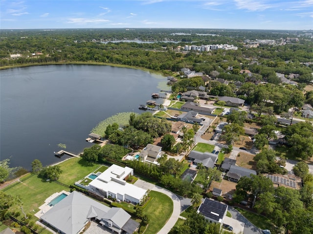 195 E Faith Ter, Maitland, FL 32751 - drone / aerial view with a residential view and a water view