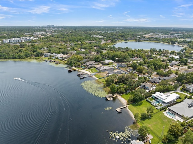 195 E Faith Ter, Maitland, FL 32751 - birds eye view of property with a water view