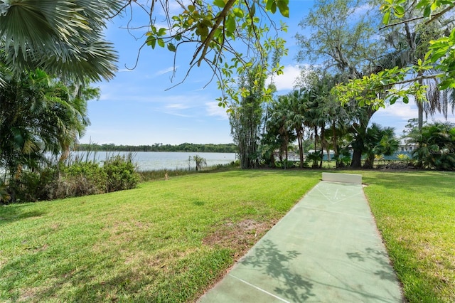 195 E Faith Ter, Maitland, FL 32751 - exterior space featuring shuffleboard and a water view
