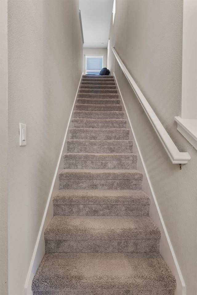 view of stairs