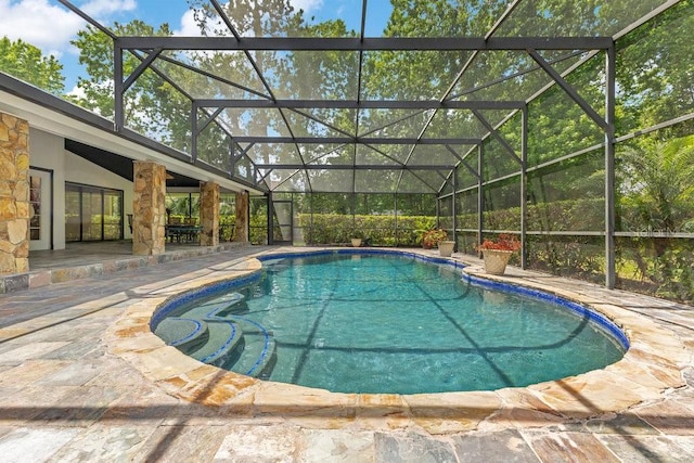 2108 Silver Leaf Ct, Longwood, FL 32779 - outdoor pool featuring a lanai and a patio