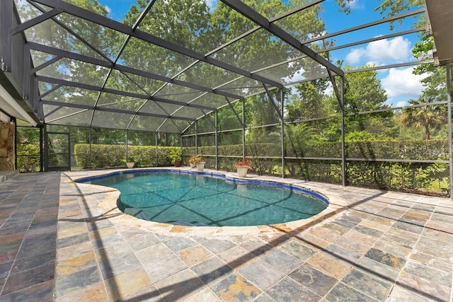 2108 Silver Leaf Ct, Longwood, FL 32779 - pool with a patio and glass enclosure