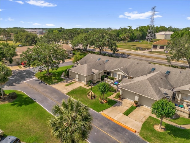 birds eye view of property featuring a residential view