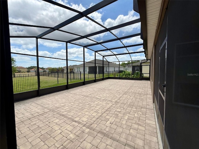 274 Brunswick Dr, Davenport, FL 33837 - unfurnished sunroom with a residential view