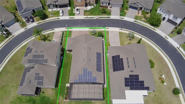 274 Brunswick Dr, Davenport, FL 33837 - aerial view of residential area featuring property boundaries highlighted