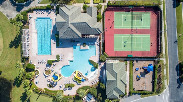 274 Brunswick Dr, Davenport, FL 33837 - drone / aerial view of a pool area