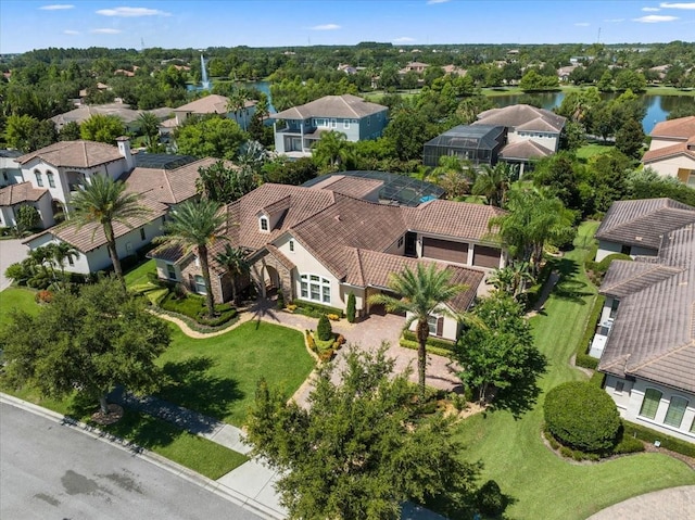 11502 Waterstone Loop Dr, Windermere, FL 34786 - aerial perspective of suburban area with a nearby body of water