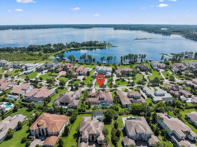 11502 Waterstone Loop Dr, Windermere, FL 34786 - aerial view of property and surrounding area with a large body of water and nearby suburban area