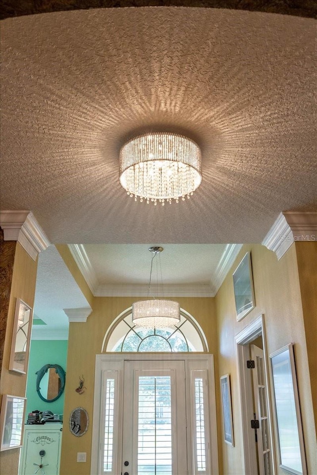 11502 Waterstone Loop Dr, Windermere, FL 34786 - detailed view of a chandelier and crown molding