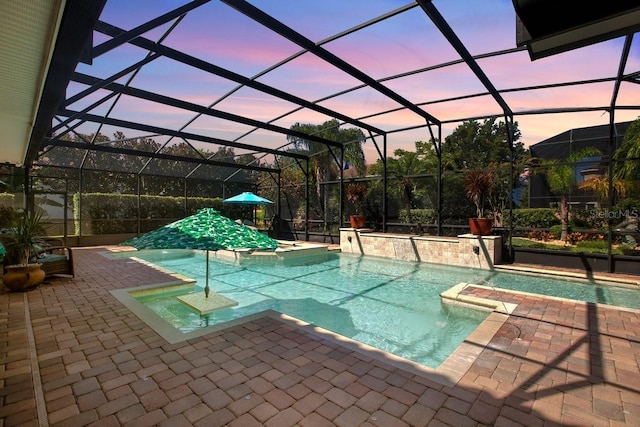 11502 Waterstone Loop Dr, Windermere, FL 34786 - view of pool featuring a patio and a pool with connected hot tub