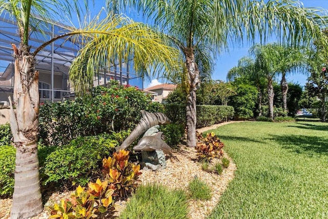 11502 Waterstone Loop Dr, Windermere, FL 34786 - view of grassy yard featuring glass enclosure