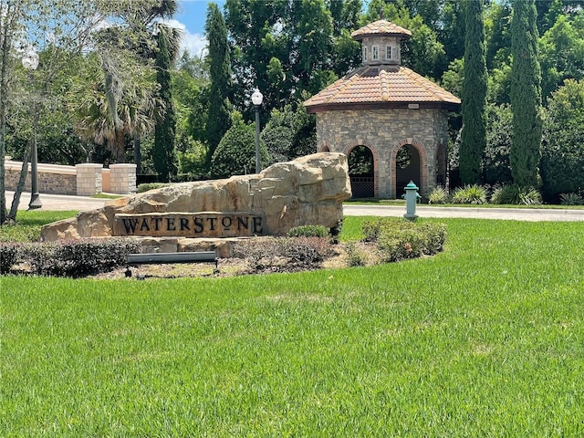 11502 Waterstone Loop Dr, Windermere, FL 34786 - community sign featuring a yard