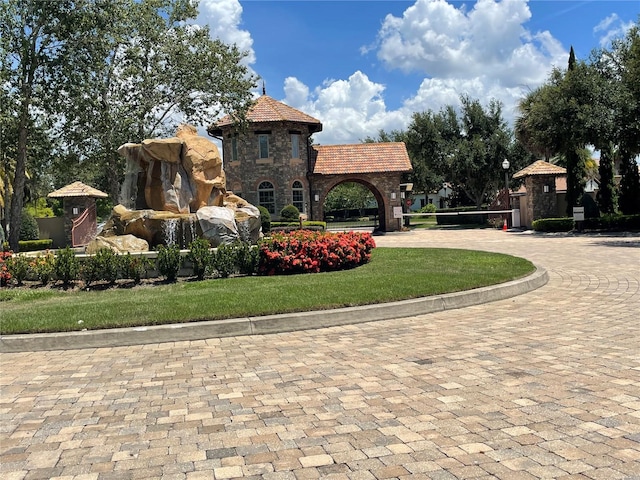 11502 Waterstone Loop Dr, Windermere, FL 34786 - community / neighborhood sign featuring curved driveway
