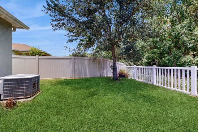 2952 Boating Blvd, Kissimmee, FL 34746 - view of yard with a fenced backyard and cooling unit