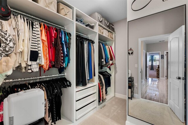 3332 Lone Cypress Pt, Oviedo, FL 32765 - walk in closet featuring carpet