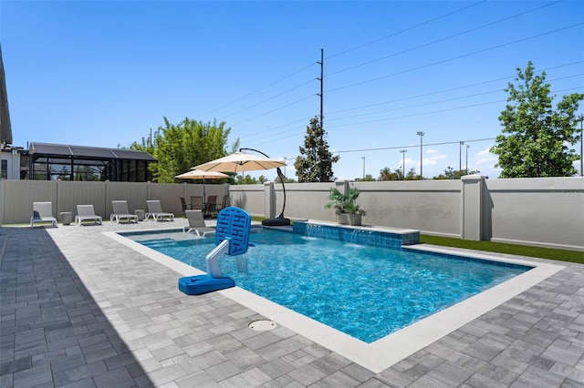 3332 Lone Cypress Pt, Oviedo, FL 32765 - view of swimming pool featuring a patio