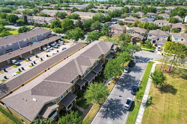 bird's eye view featuring a residential view