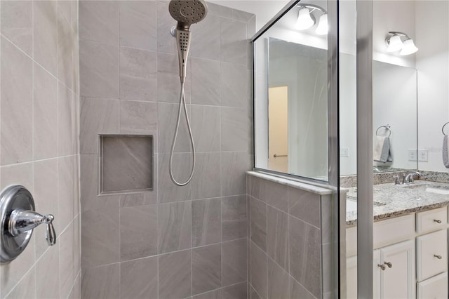 2423 Datura Loop, Saint Cloud, FL 34772 - bathroom featuring tiled shower and vanity
