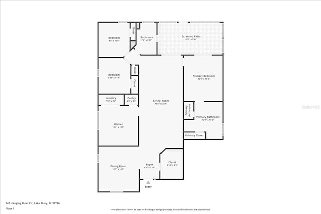 342 Hanging Moss Cir, Lake Mary, FL 32746 - plan